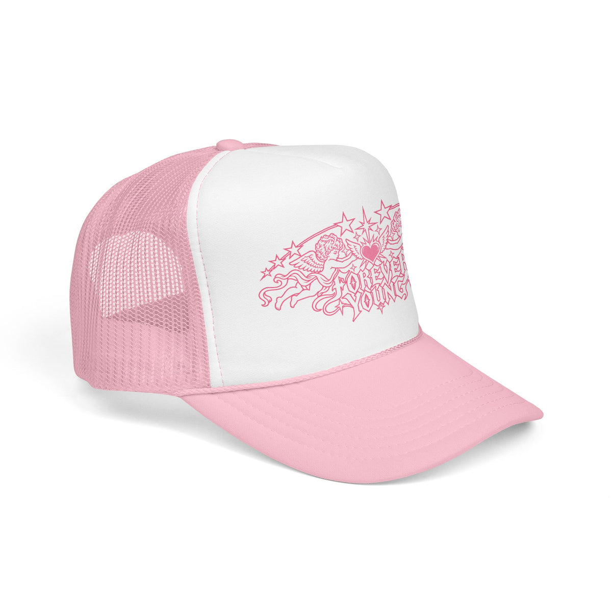 Forever Young Angel Trucke Hat — Urban Y2K Cap