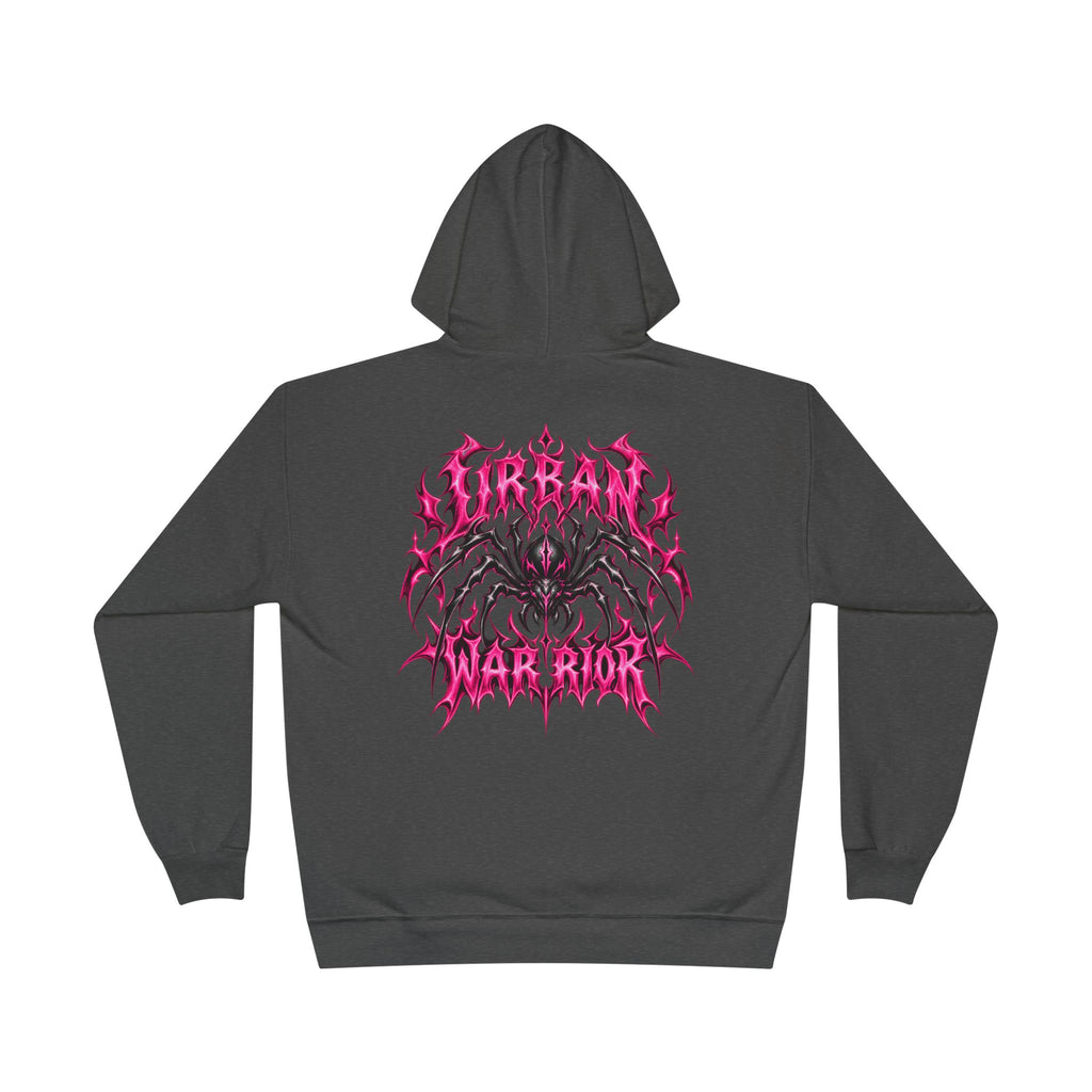 Warrior Graphic Hoodie — "Urban Warrior" Spider Back Design