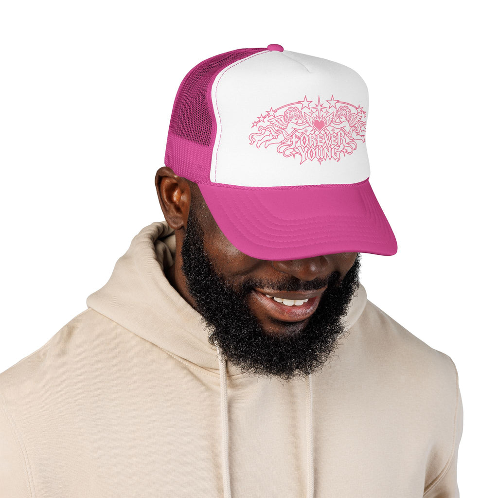 Forever Young Angel Trucke Hat — Urban Y2K Cap