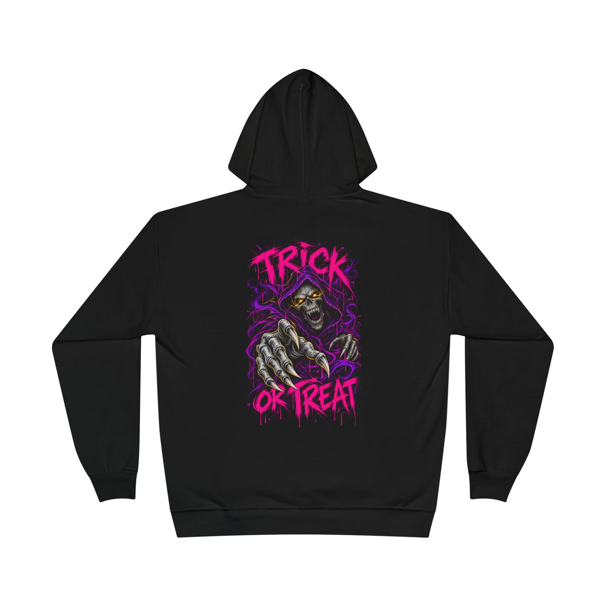 Halloween Trick or Treat Hoodie — Spooky Grim Reaper Pullover