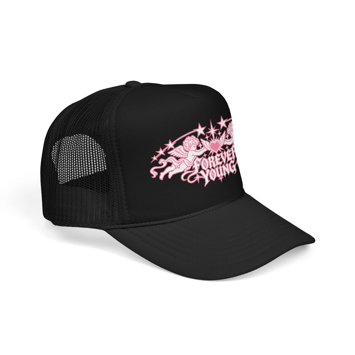Forever Young Angel Trucke Hat — Urban Y2K Cap