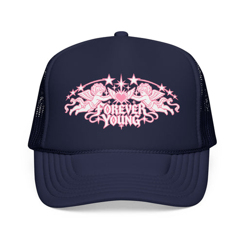 Forever Young Angel Trucke Hat — Urban Y2K Cap
