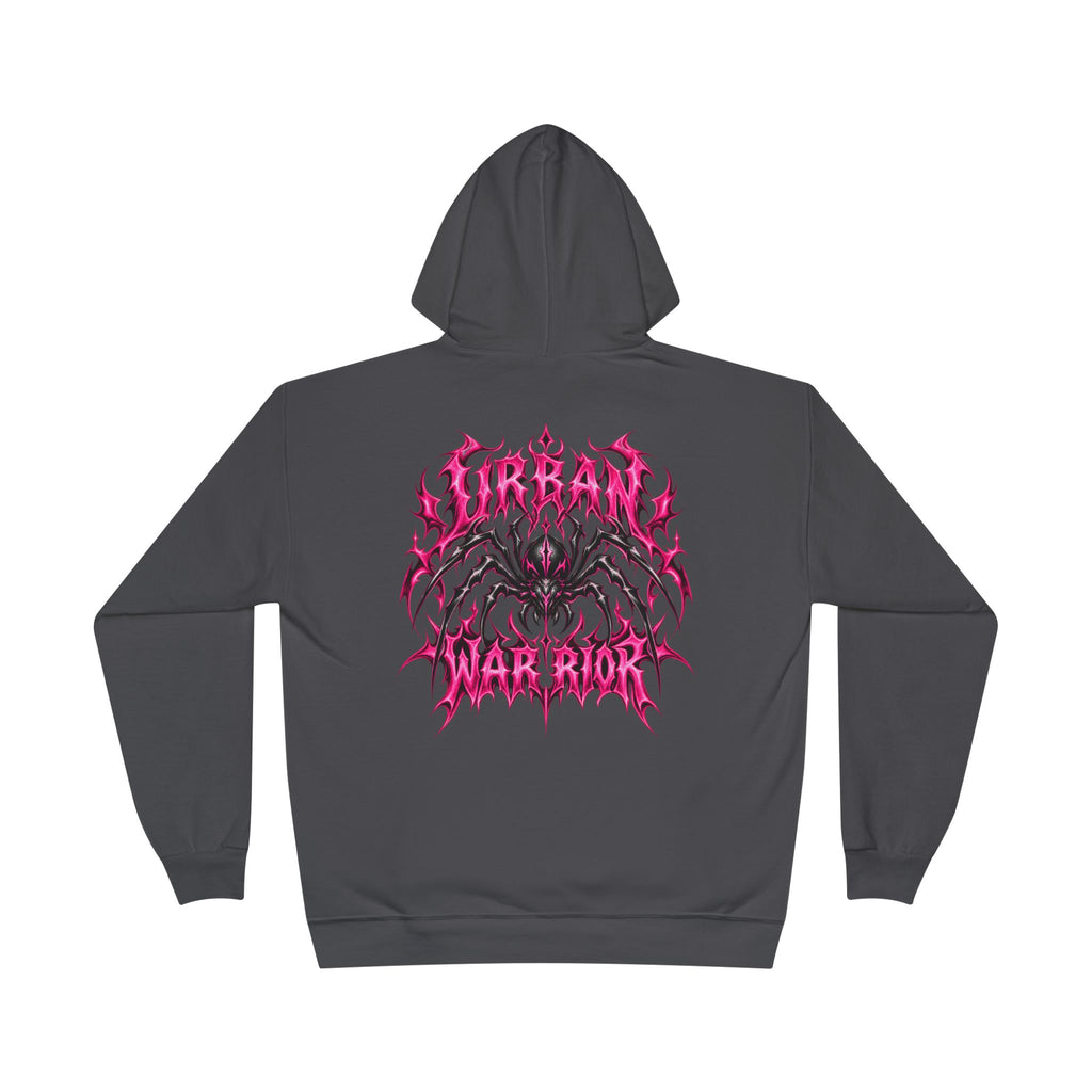 Warrior Graphic Hoodie — "Urban Warrior" Spider Back Design