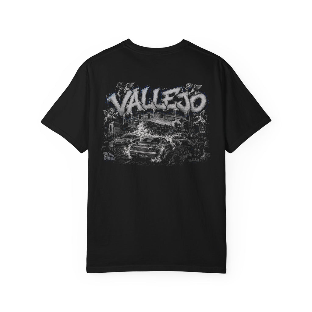 Vallejo Drift Culture T-Shirt – Cherub Front & Racing Cars Back Graphic Tee
