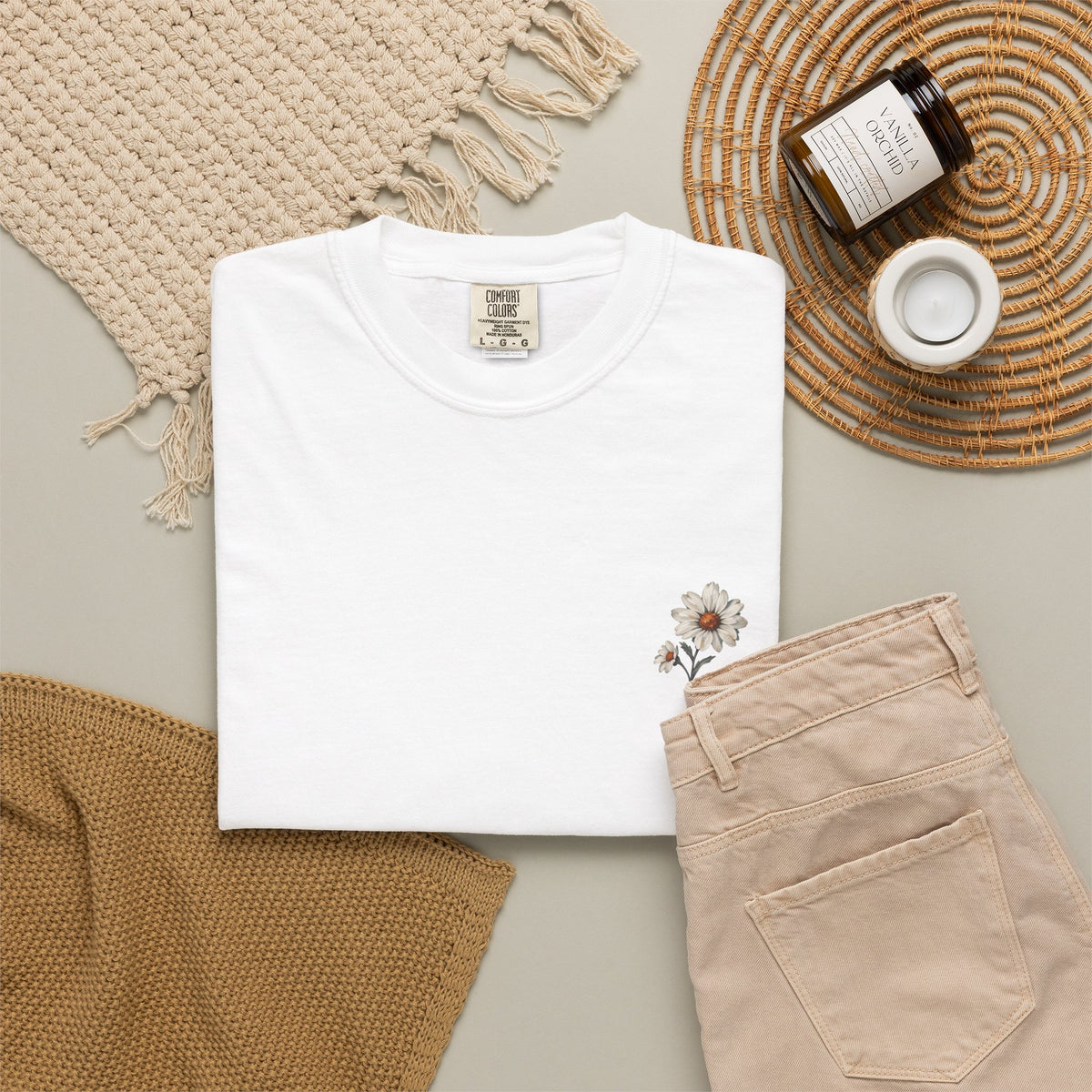 Skull & Blossoms T-Shirt — Floral Skull Graphic Tee