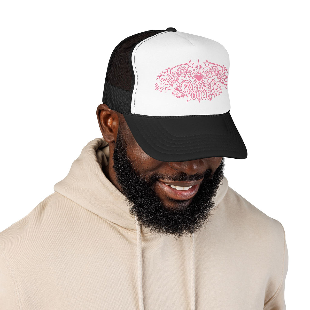 Forever Young Angel Trucke Hat — Urban Y2K Cap