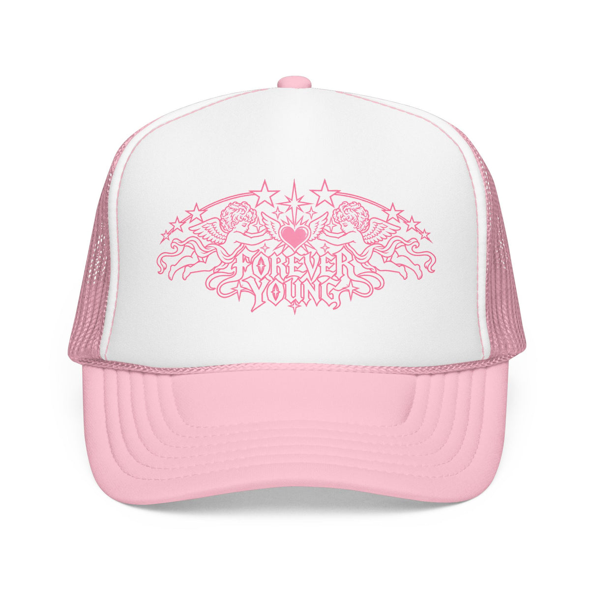 Forever Young Angel Trucke Hat — Urban Y2K Cap