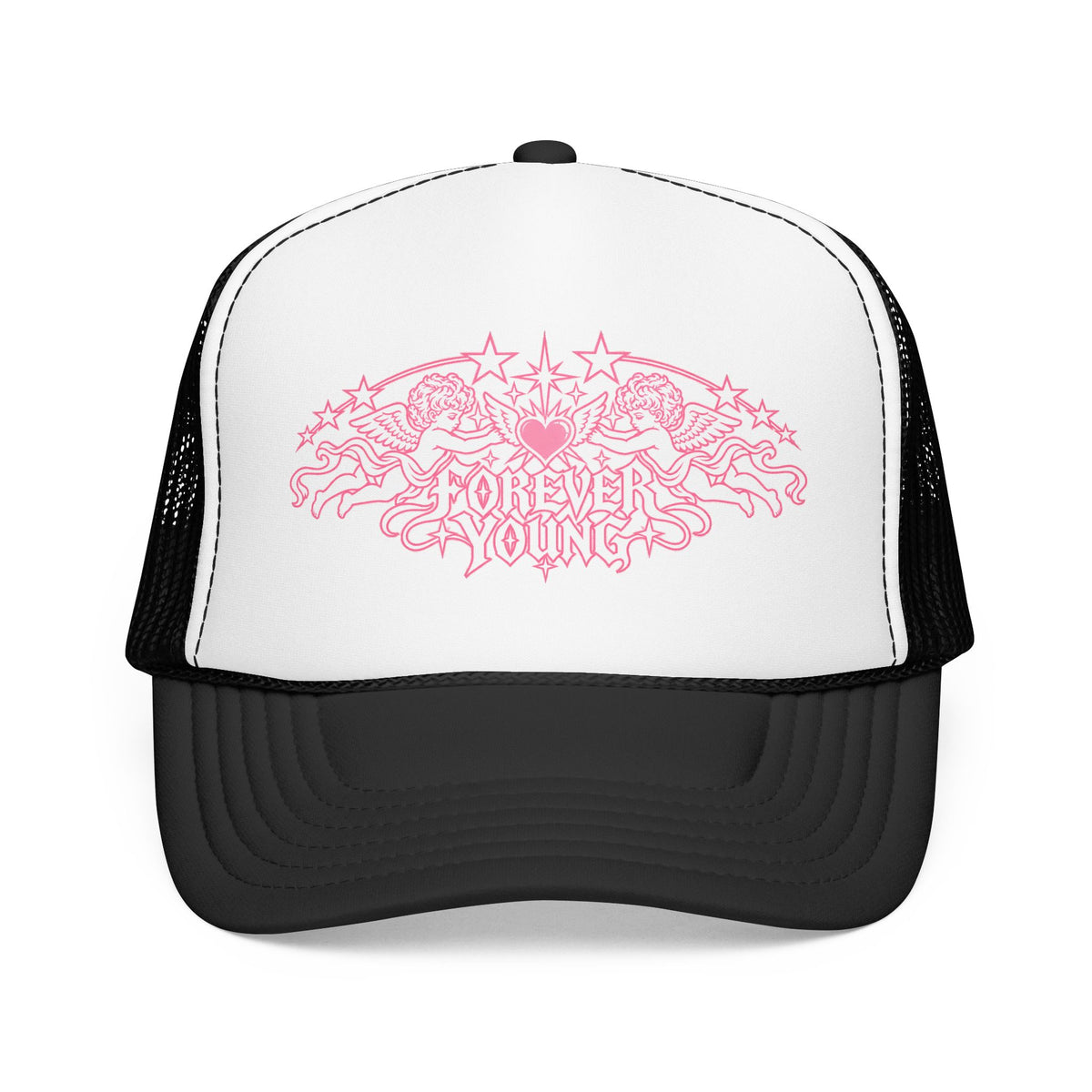 Forever Young Angel Trucke Hat — Urban Y2K Cap