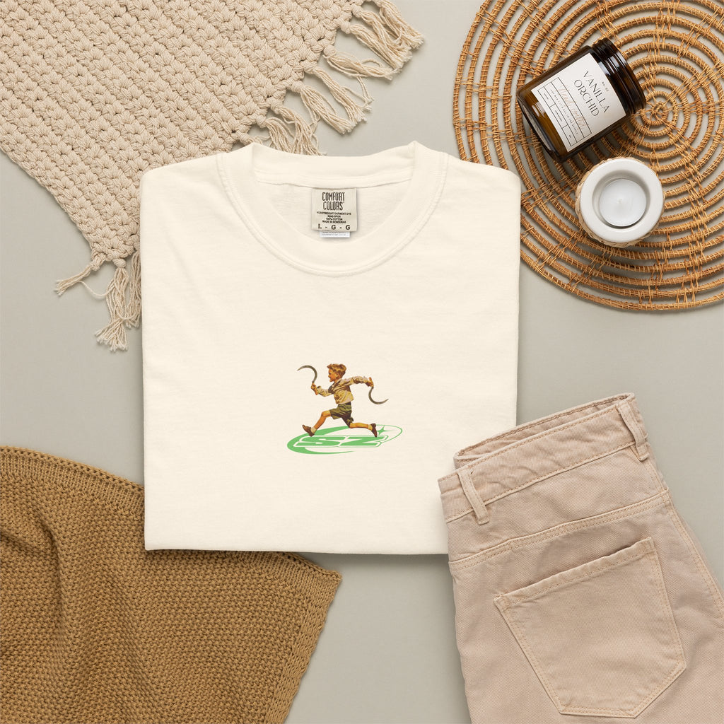 Surfing Monkey Graphic Tee — Cute Retro Surfer T-Shirt