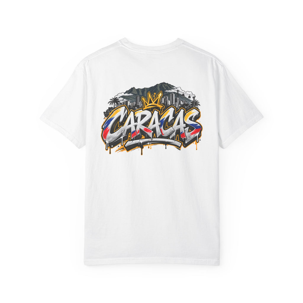Caracas Graffiti T-Shirt — Venezuelan Skyline Street Art Tee