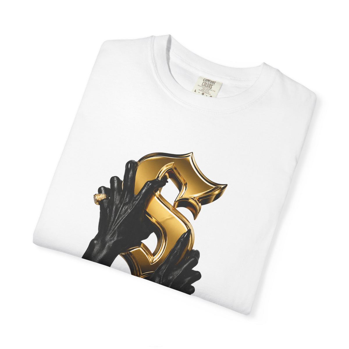 Golden Grip Dollar Sign Graphic T-Shirt | Urban Streetwear Tee