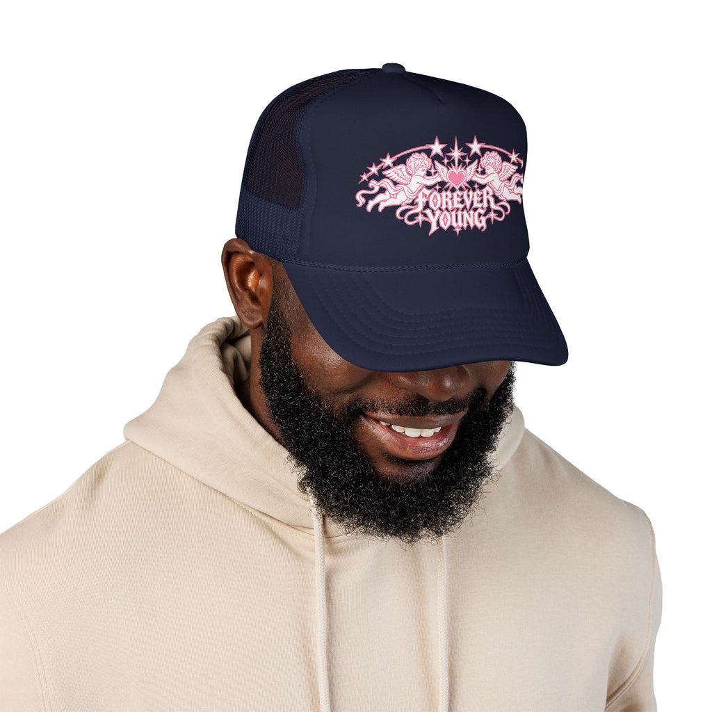 Forever Young Angel Trucke Hat — Urban Y2K Cap