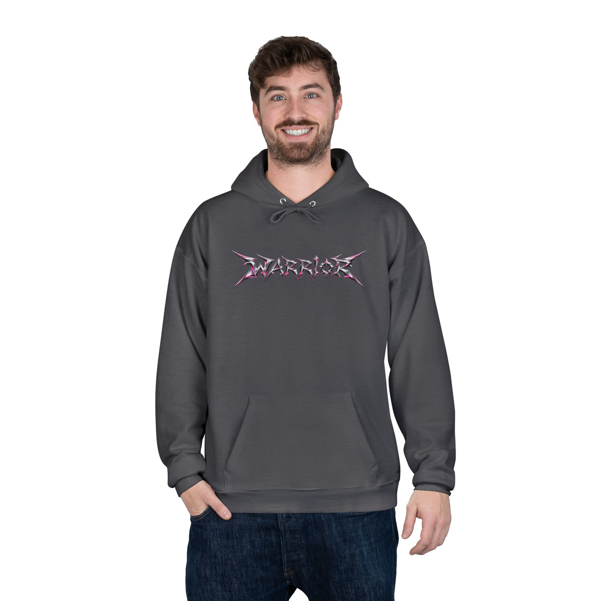 Warrior Graphic Hoodie — "Urban Warrior" Spider Back Design