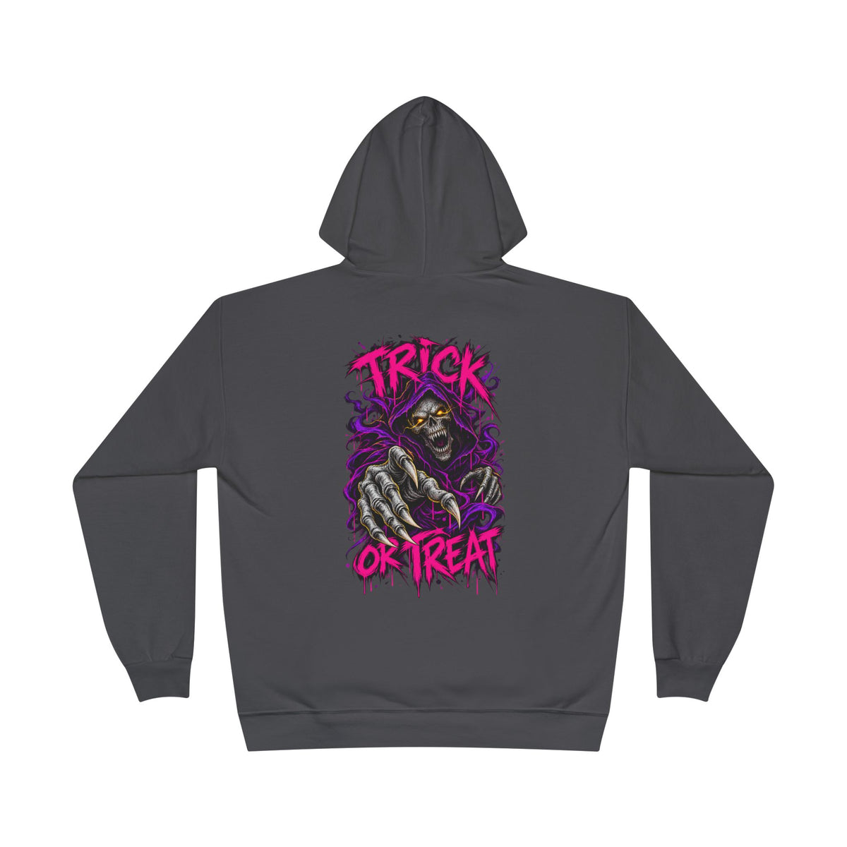 Halloween Trick or Treat Hoodie — Spooky Grim Reaper Pullover