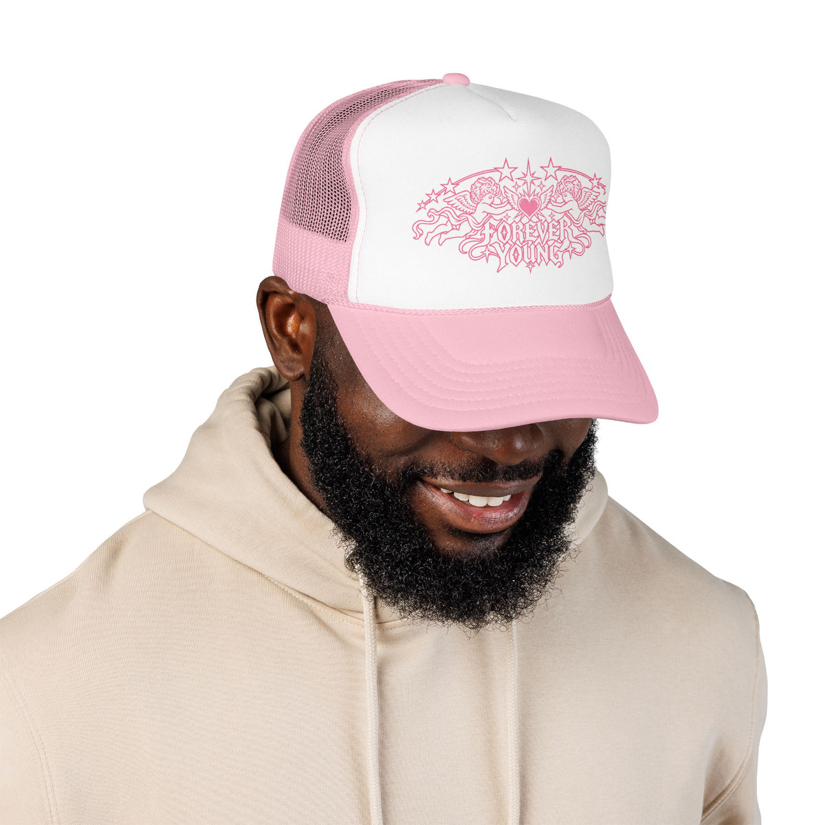 Forever Young Angel Trucke Hat — Urban Y2K Cap