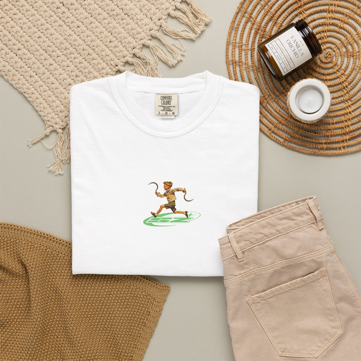 Surfing Monkey Graphic Tee — Cute Retro Surfer T-Shirt