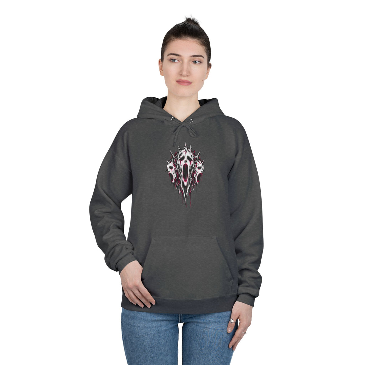 Halloween Trick or Treat Hoodie — Spooky Grim Reaper Pullover