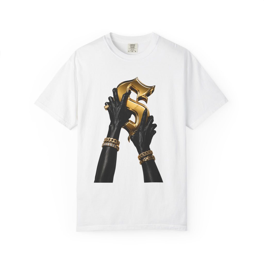 Golden Grip Dollar Sign Graphic T-Shirt | Urban Streetwear Tee