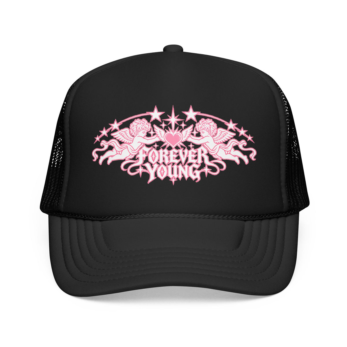 Forever Young Angel Trucke Hat — Urban Y2K Cap