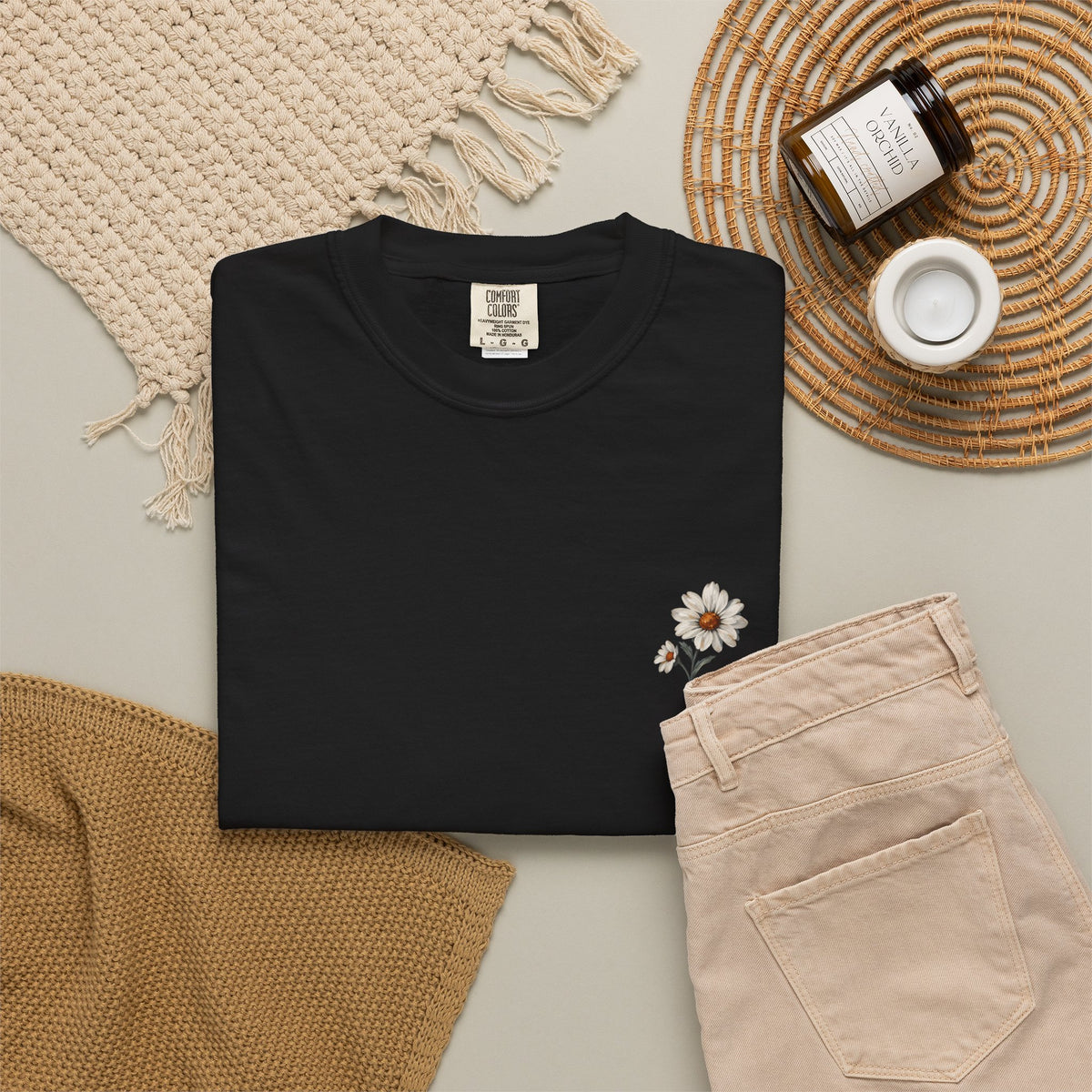 Skull & Blossoms T-Shirt — Floral Skull Graphic Tee