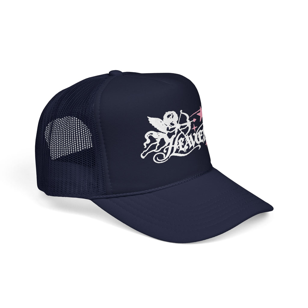 Heavenly Cherub Trucker Hat — Urban Y2K Angel Cap