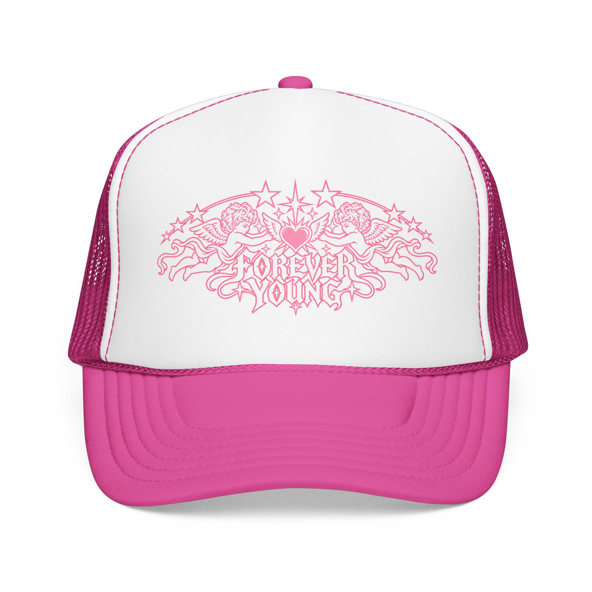 Forever Young Angel Trucke Hat — Urban Y2K Cap