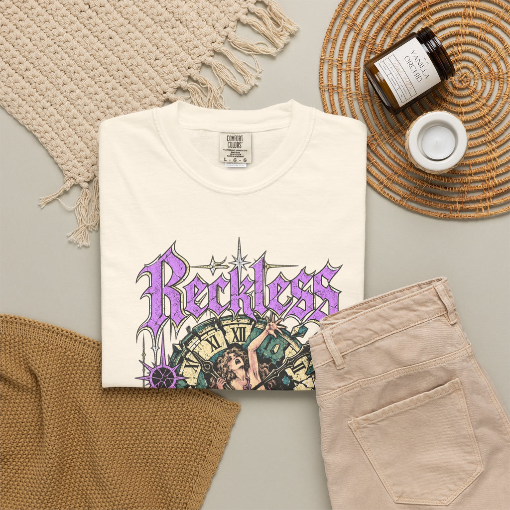 Reckless Gothic Angel T-Shirt — Vintage Skate Graphic Tee