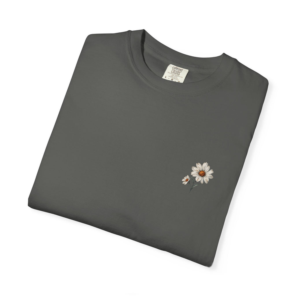 Skull & Blossoms T-Shirt — Floral Skull Graphic Tee