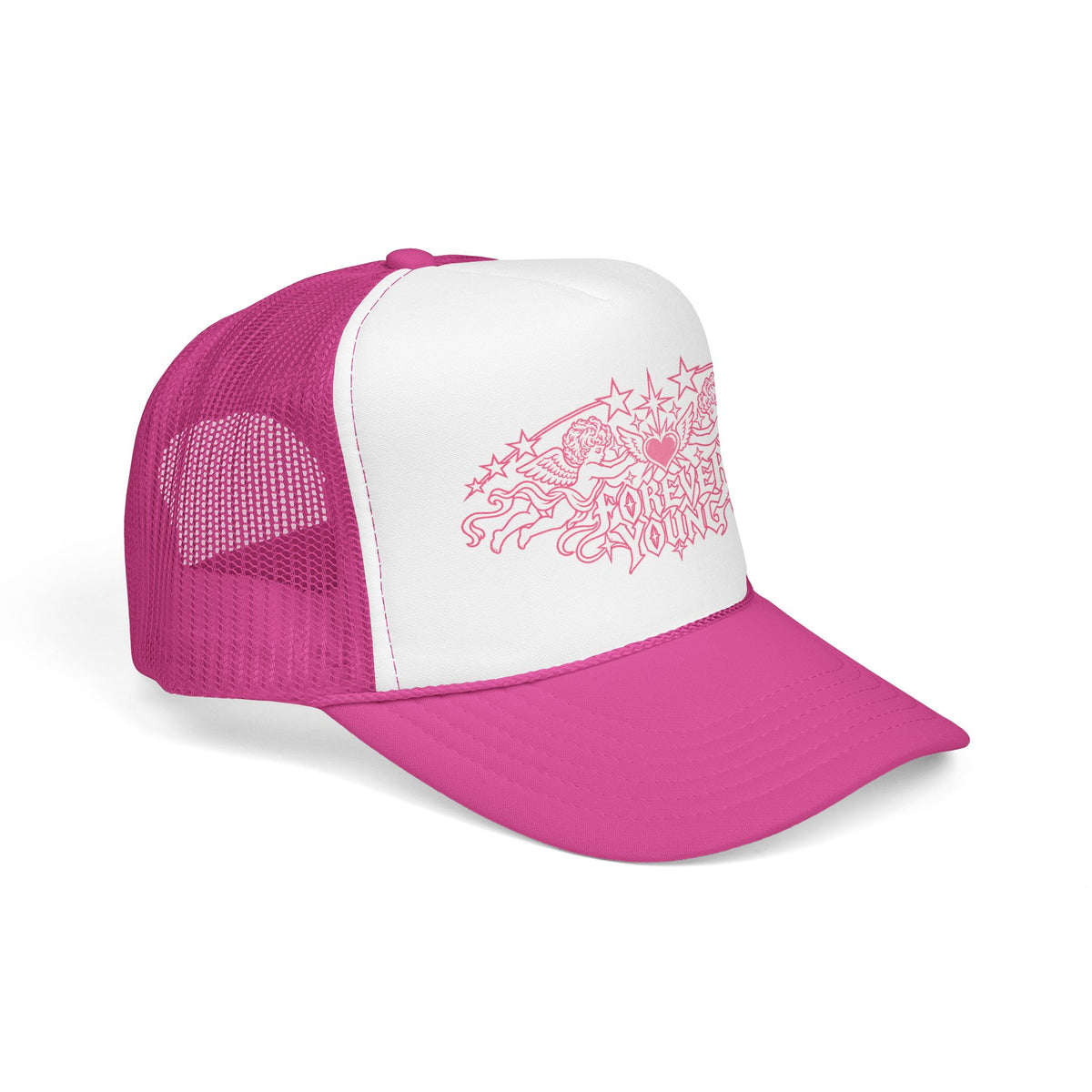 Forever Young Angel Trucke Hat — Urban Y2K Cap