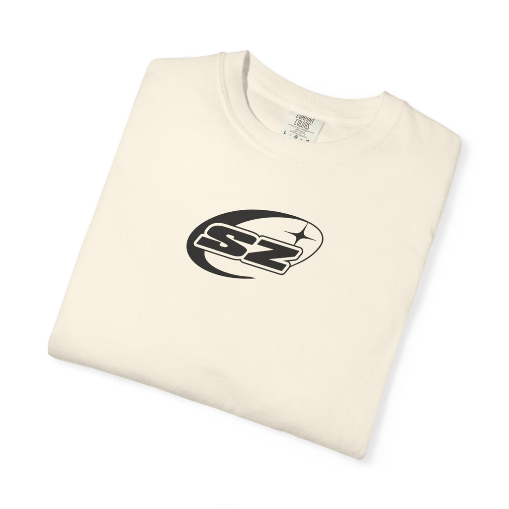 Sublizone Flaming Car Graphic T-Shirt | Comfort Colors 1717