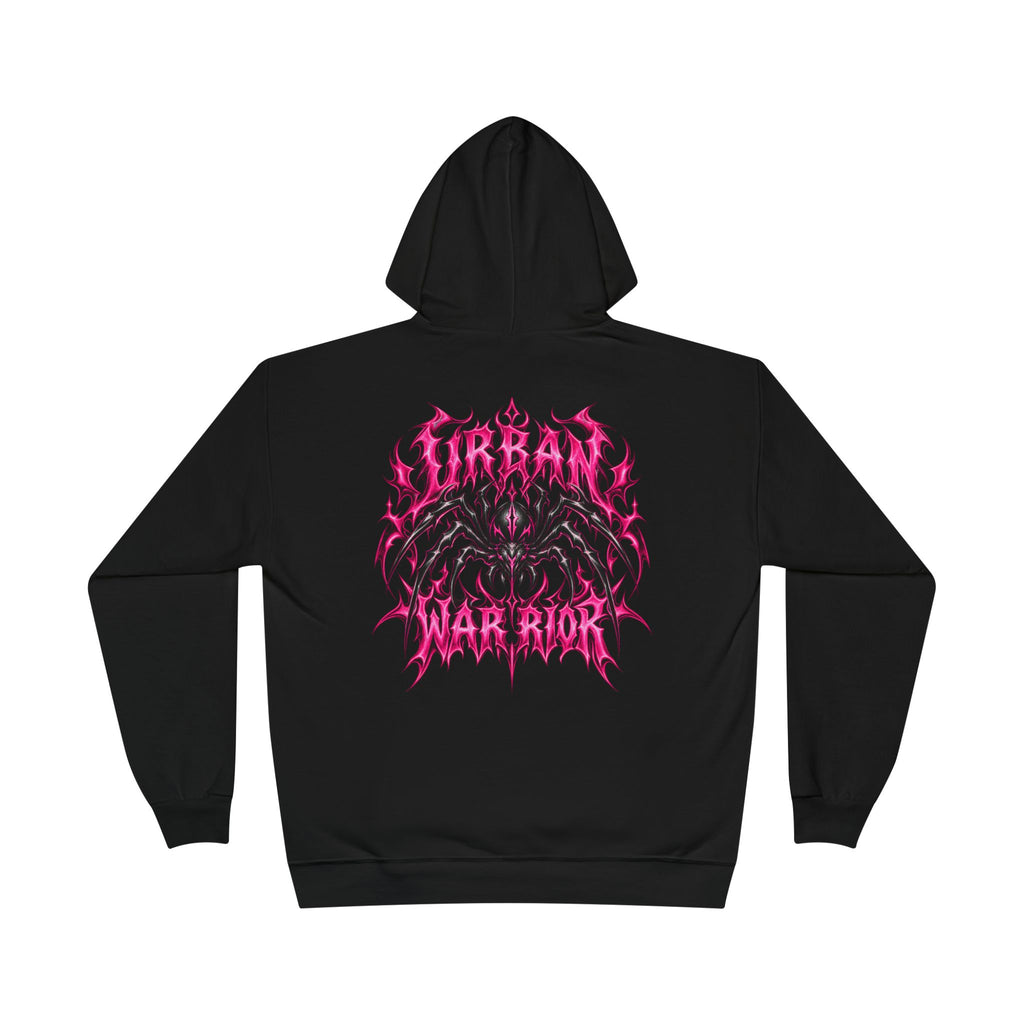 Warrior Graphic Hoodie — "Urban Warrior" Spider Back Design