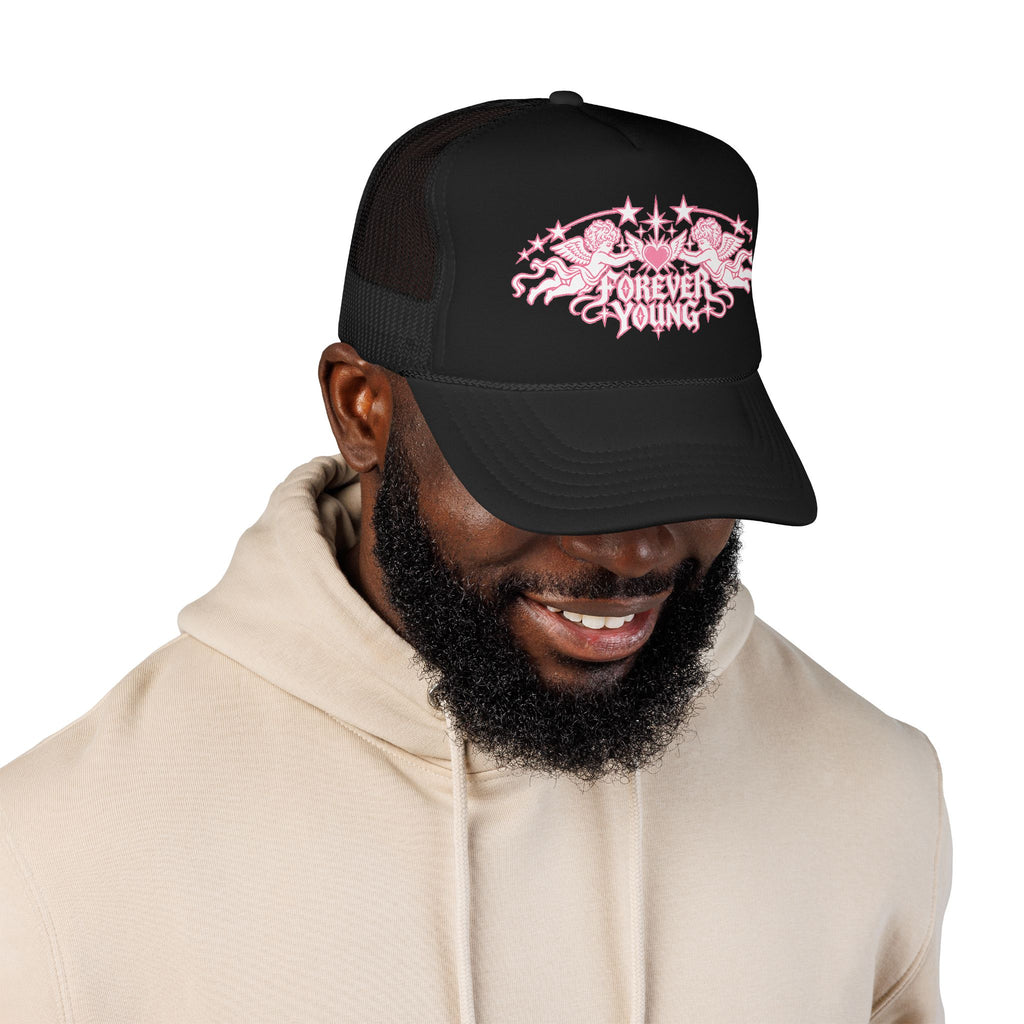 Forever Young Angel Trucke Hat — Urban Y2K Cap