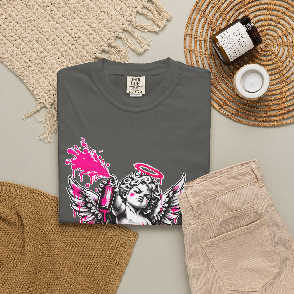 Urban Cherub Graphic T-Shirt | Comfort Colors 1717 Streetwear Tee