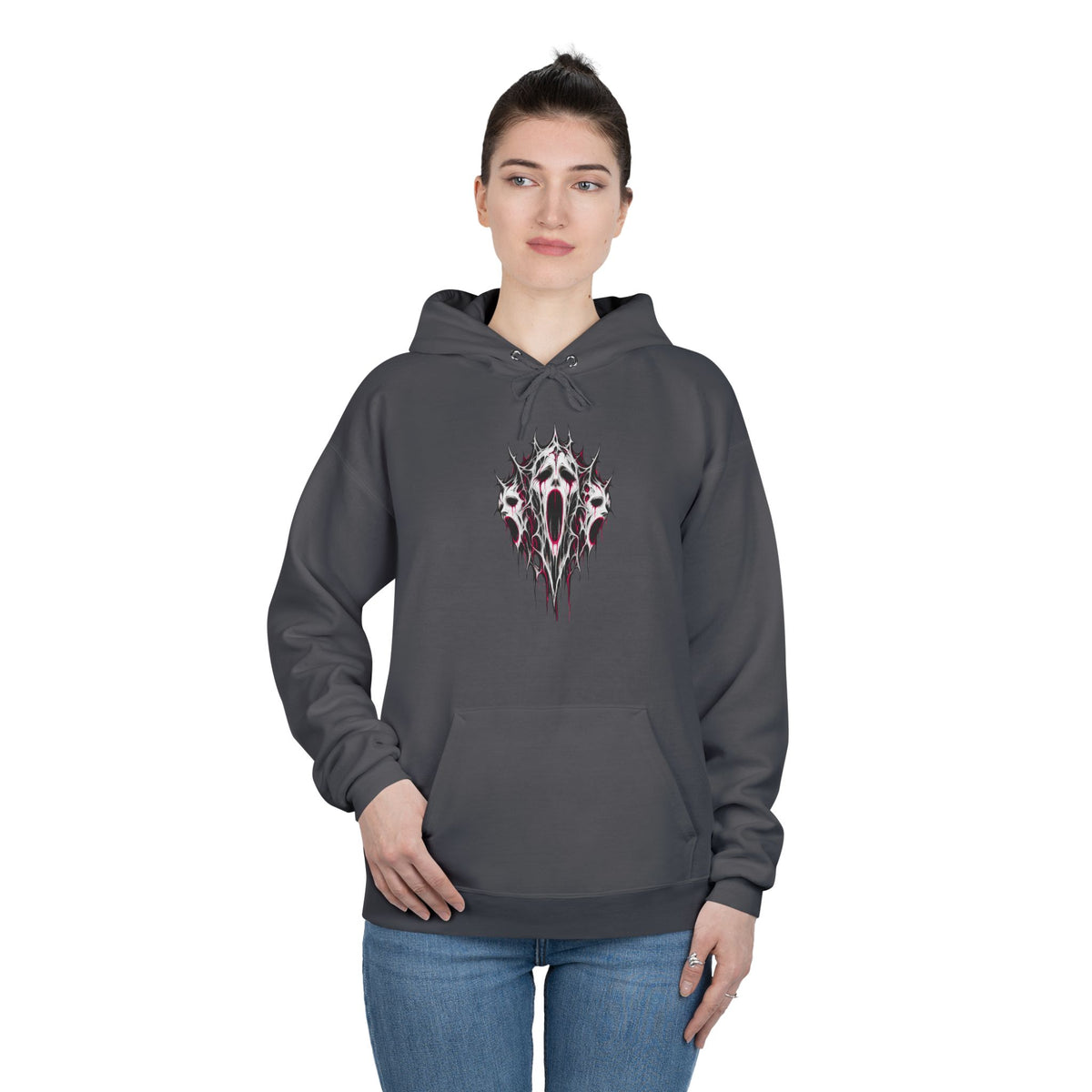 Halloween Trick or Treat Hoodie — Spooky Grim Reaper Pullover