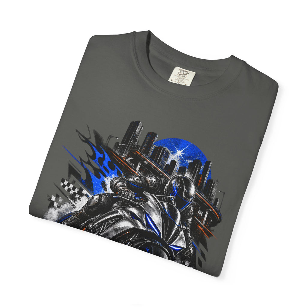 Midnight Racer Motorcycle Graphic T-Shirt | Urban Streetwear Tee